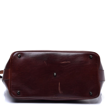 Burberry Canvas Mega Check Hobo Brown 11 of 13