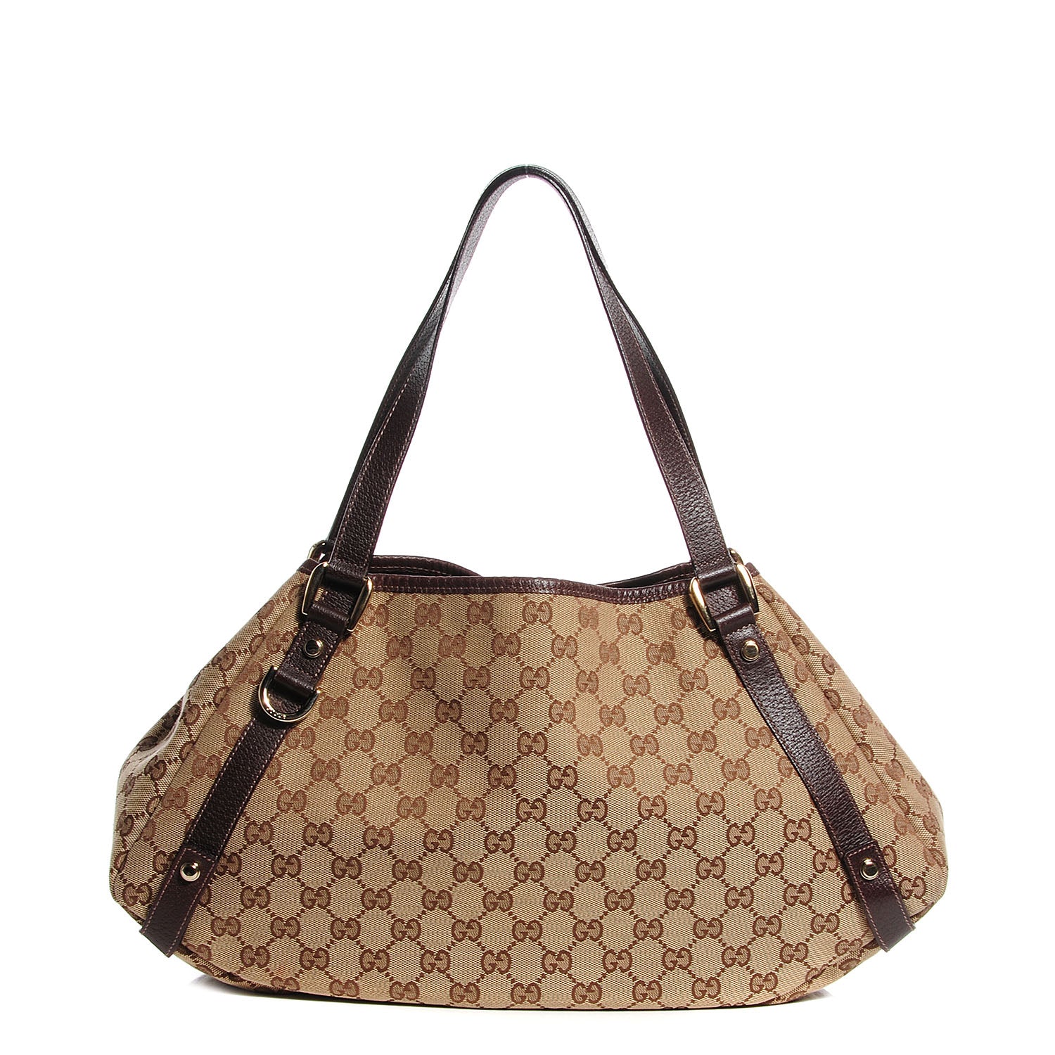 Gucci Monogram Medium Abbey Shoulder Bag Dark Brown 1 of 7