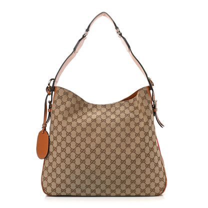 Gucci Monogram Medium Heritage Shoulder Bag Light Tobacco 2 of 11