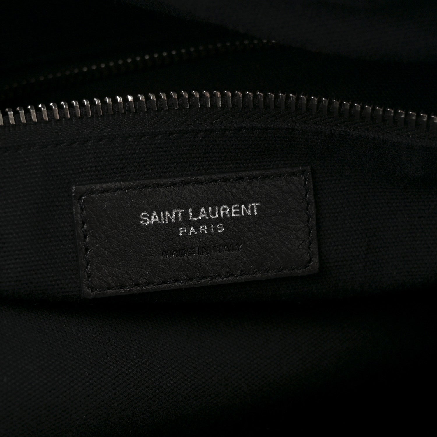 Saint Laurent Canvas ID Shopping Bag Black 6 of 11