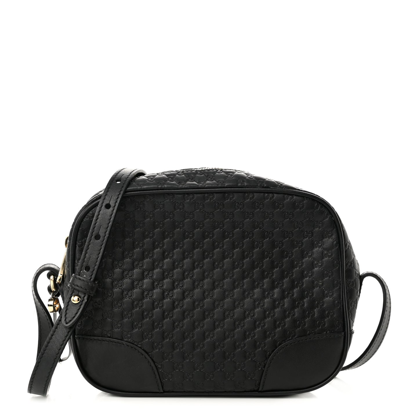 Microguccissima Mini Bree Messenger Bag Black