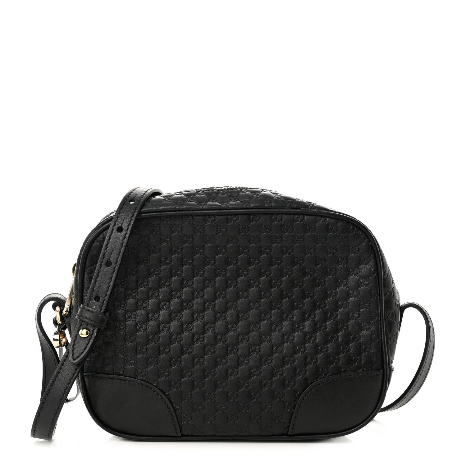 Gucci Microguccissima Mini Bree Messenger Bag Black 1 of 11