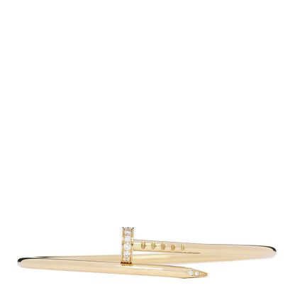 Cartier 18K Yellow Gold Diamond Small Juste Un Clou Bracelet 15 1 of 5