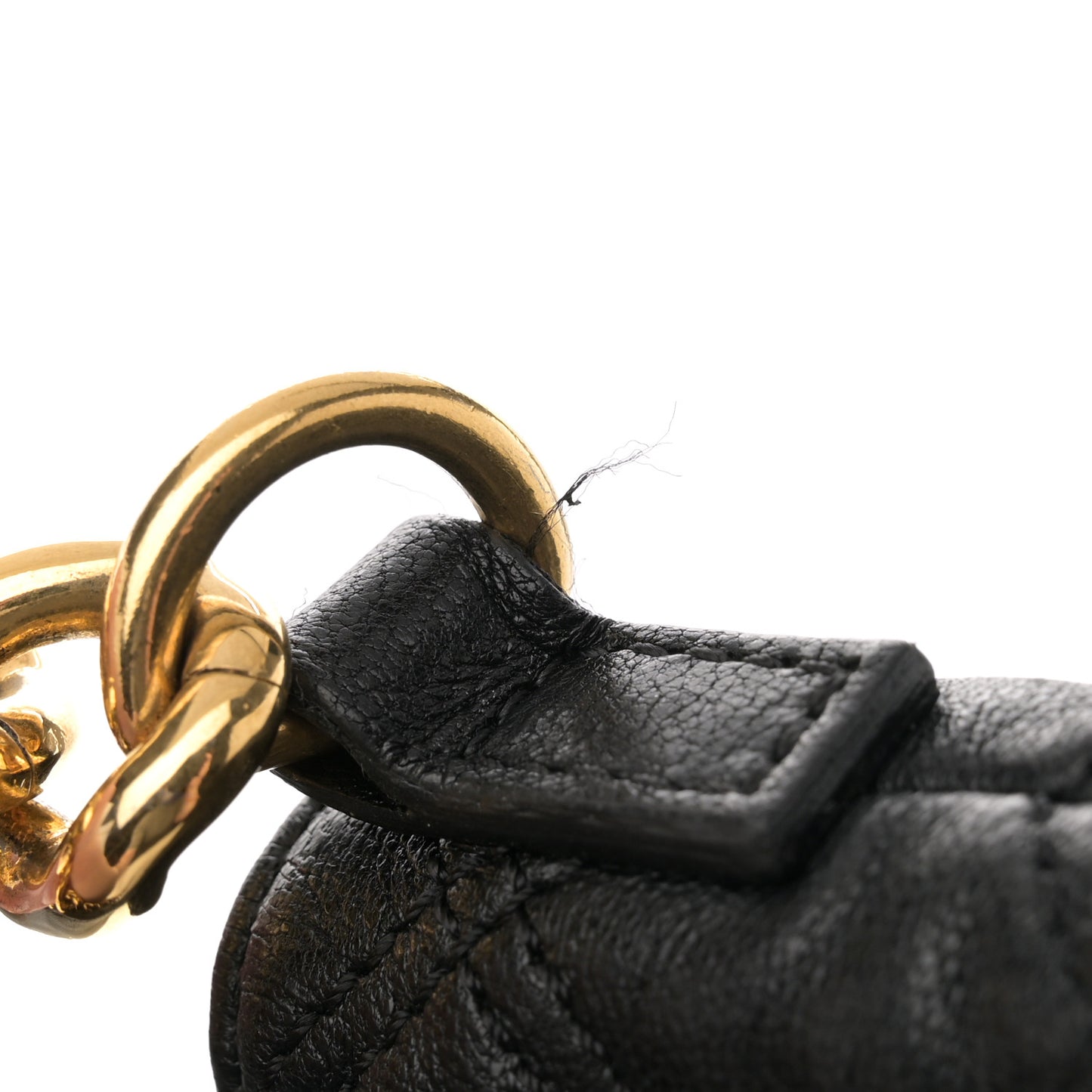 Lambskin Quilted The Large Single Flap Black