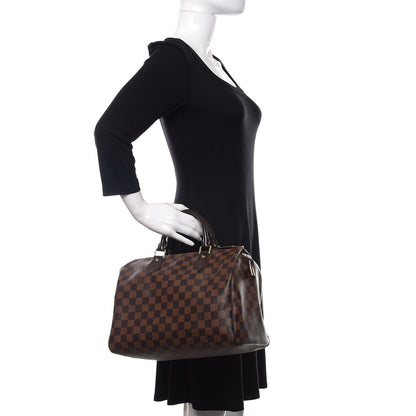 Louis Vuitton Damier Ebene Speedy 30 2 of 10