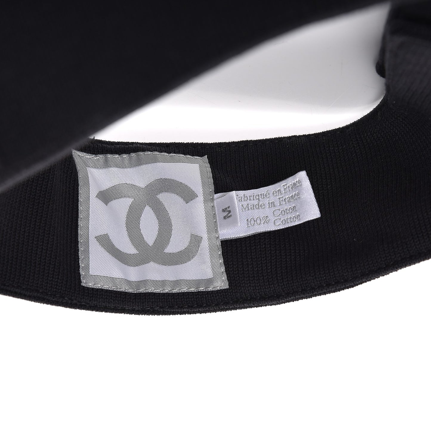 Cotton Tennis Visor MBlack