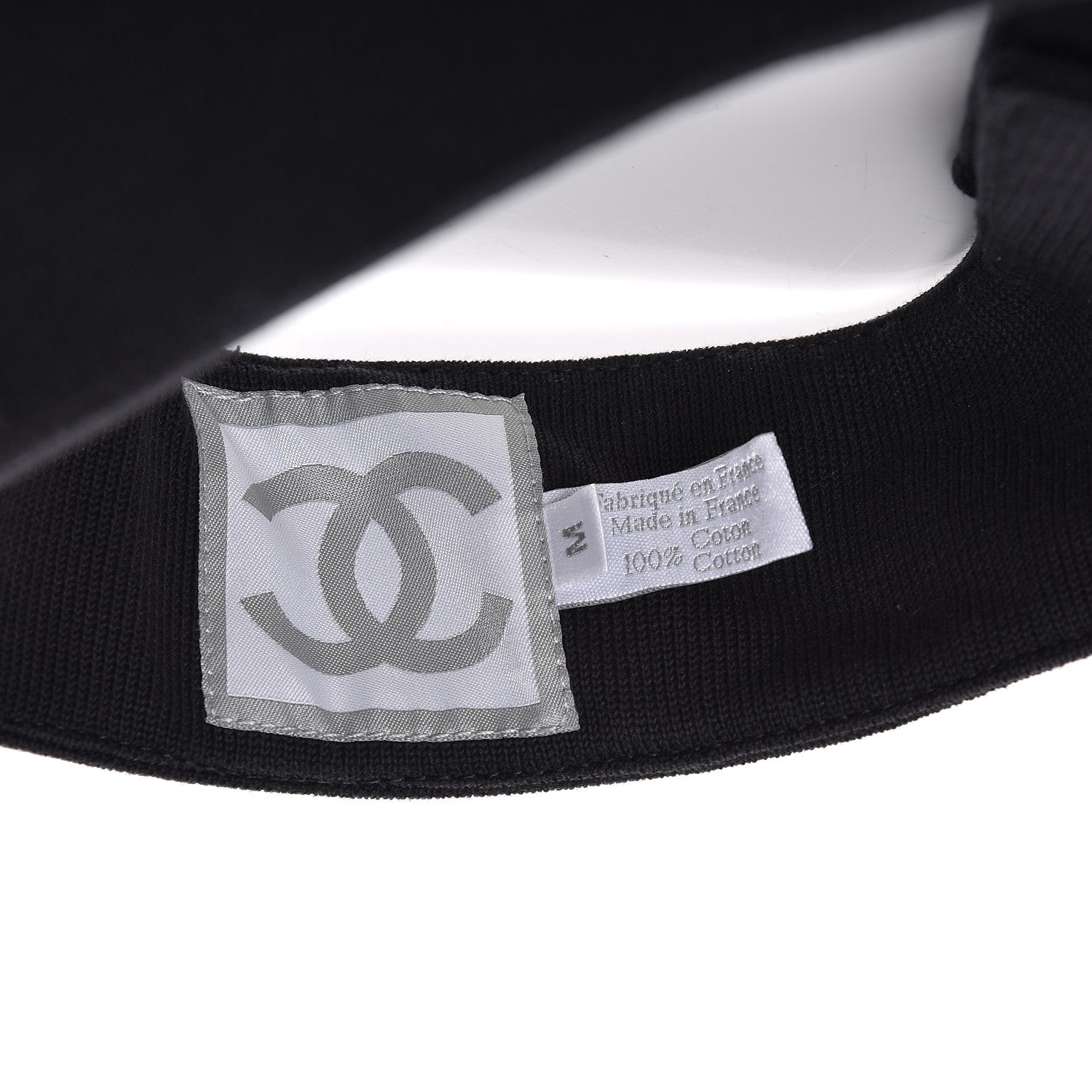 Chanel Cotton Tennis Visor MBlack 6 of 7