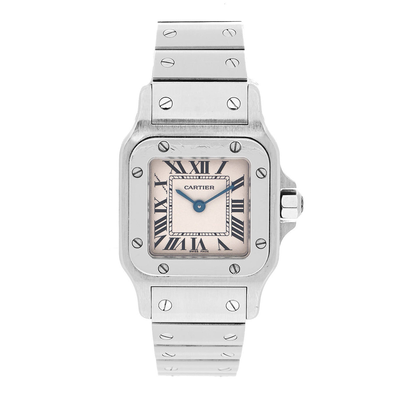 Stainless Steel 24mm Santos de Cartier Galbee Quartz Watch