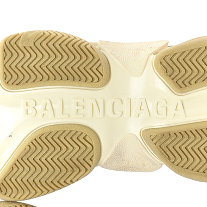 Balenciaga X GUCCI Maxi GG Supreme Monogram Womens Triple S Sneakers 38 Beige Ebony Black Green 7 of 12