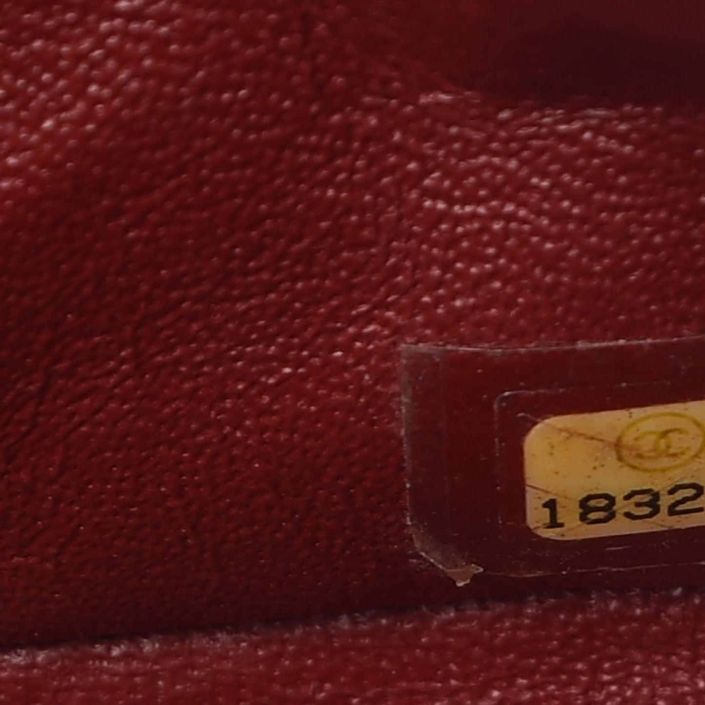 Caviar Quilted Jumbo Double Flap Burgundy
