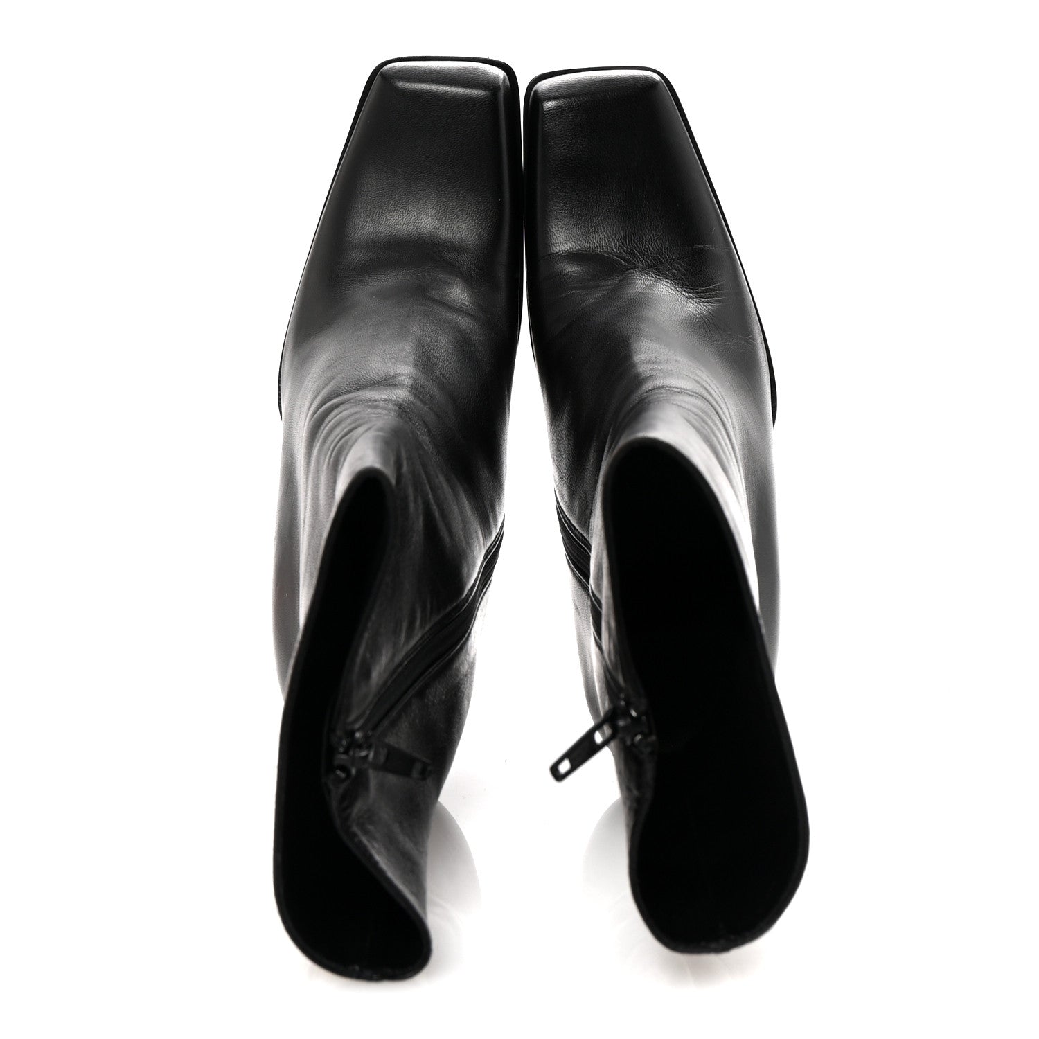 Prada Nappa Ankle Zip Boots 36 Black 2 of 8