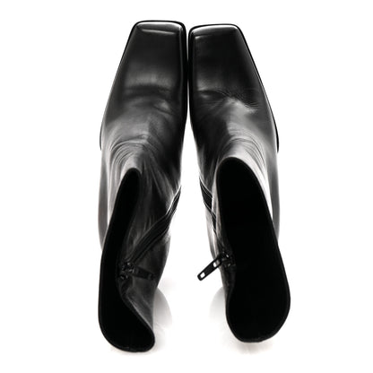 Prada Nappa Ankle Zip Boots 36 Black 2 of 8