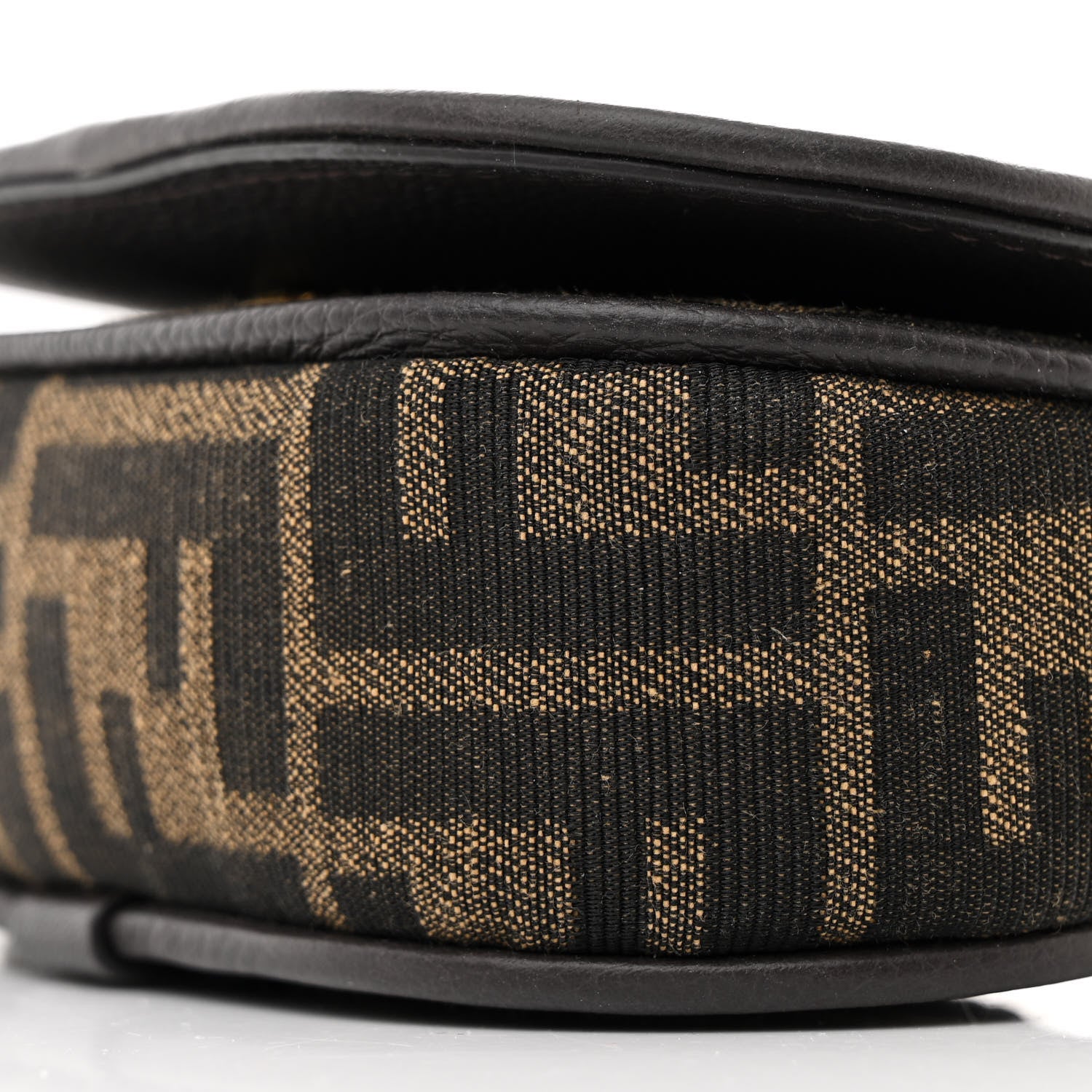 Fendi Fabric Jacquard Vitello Cher Cuoio FF 1974 Nano Fendi C'mon Tobacco Moro Ebano 10 of 11