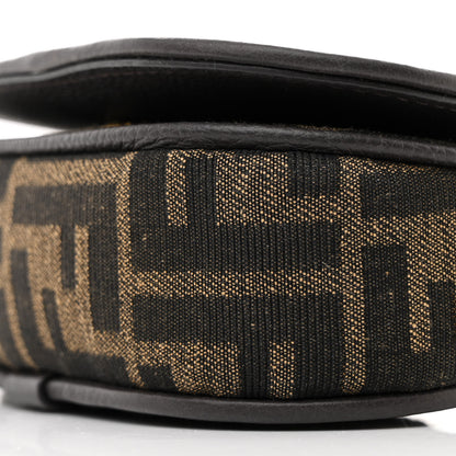 Fendi Fabric Jacquard Vitello Cher Cuoio FF 1974 Nano Fendi C'mon Tobacco Moro Ebano 10 of 11