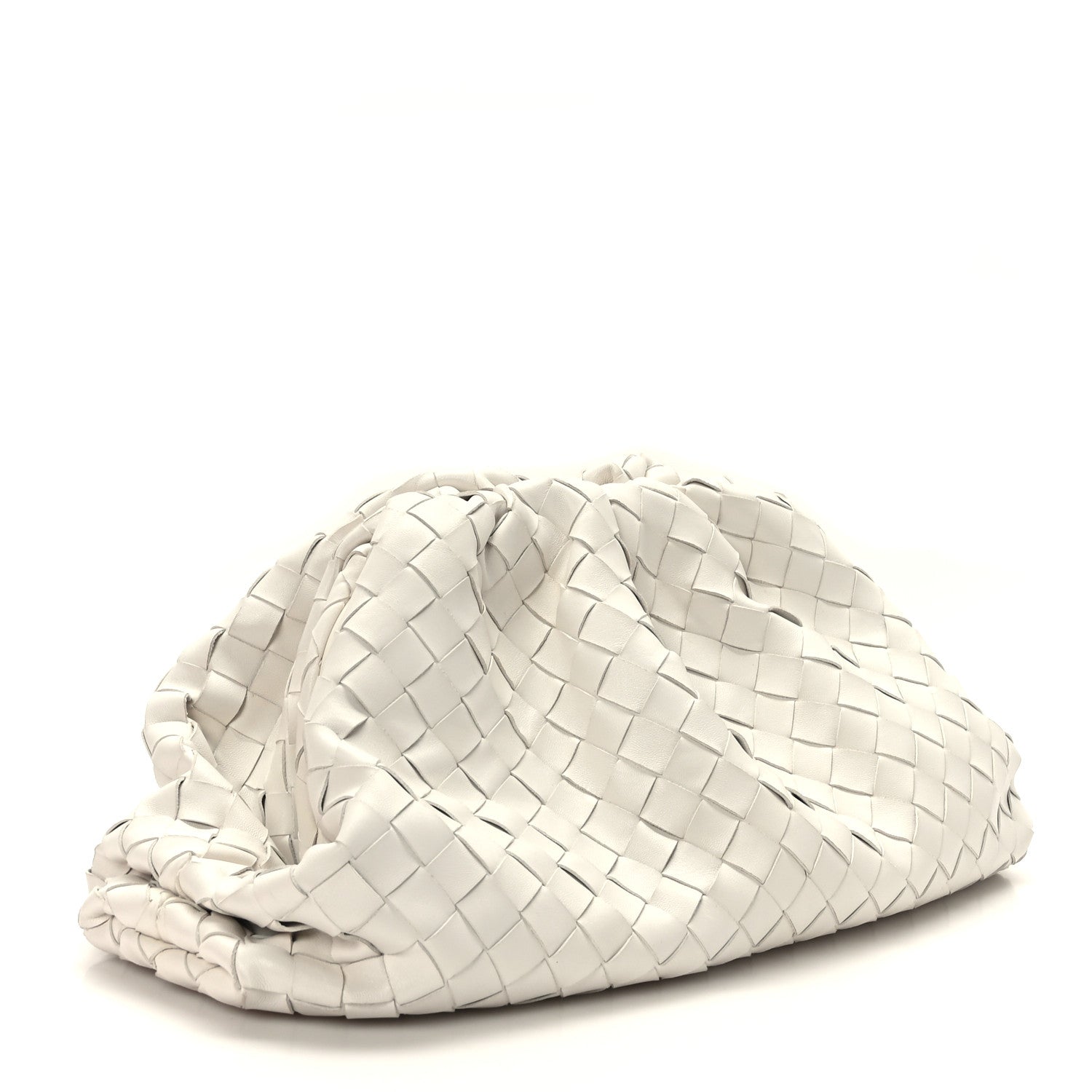 Bottega Veneta Nappa Maxi Intreccio The Pouch Oversized Clutch Plaster 3 of 9
