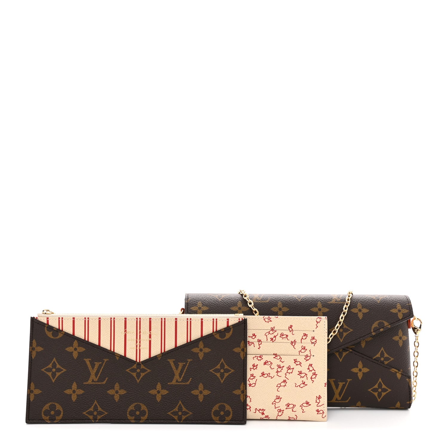 Louis Vuitton Monogram Grace Coddington Kirigami Organizer On Chain Beige 3 of 11