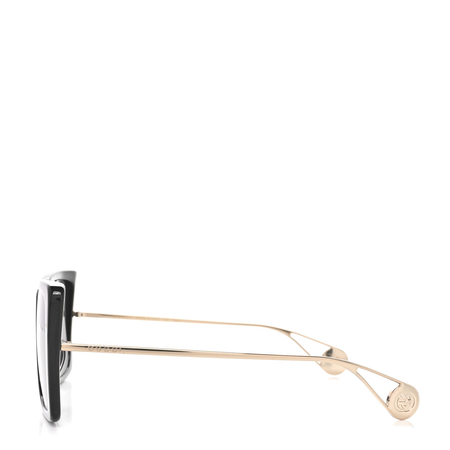 Gucci Acetate Oversize Square Frame GG0435SA Sunglasses Black 3 of 6
