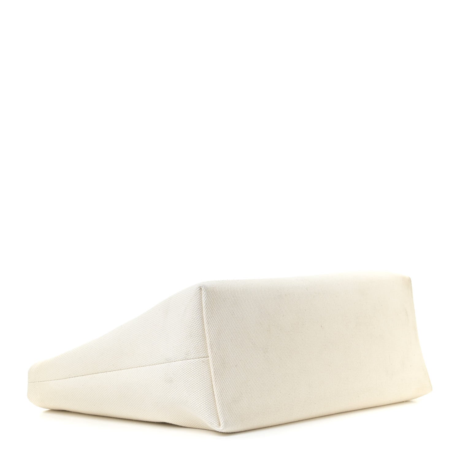 Celine Canvas Calfskin Horizontal Cabas Natural Tan 4 of 12