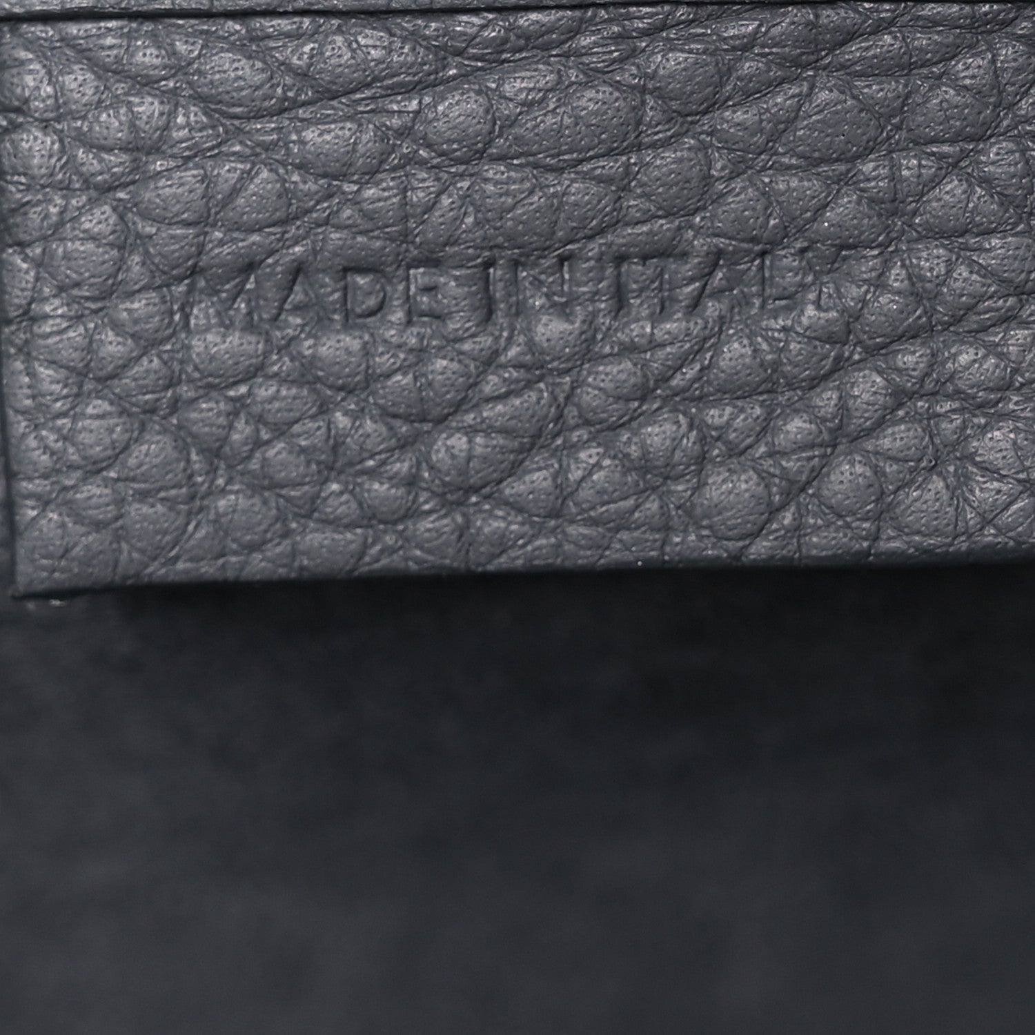 Celine Drummed Calfskin Nano Luggage Kohl 7 of 12