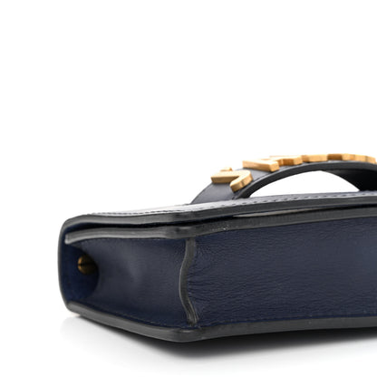 Christian Dior Calfskin Mini J'Adior Chain Flap Bag Navy Blue 9 of 10