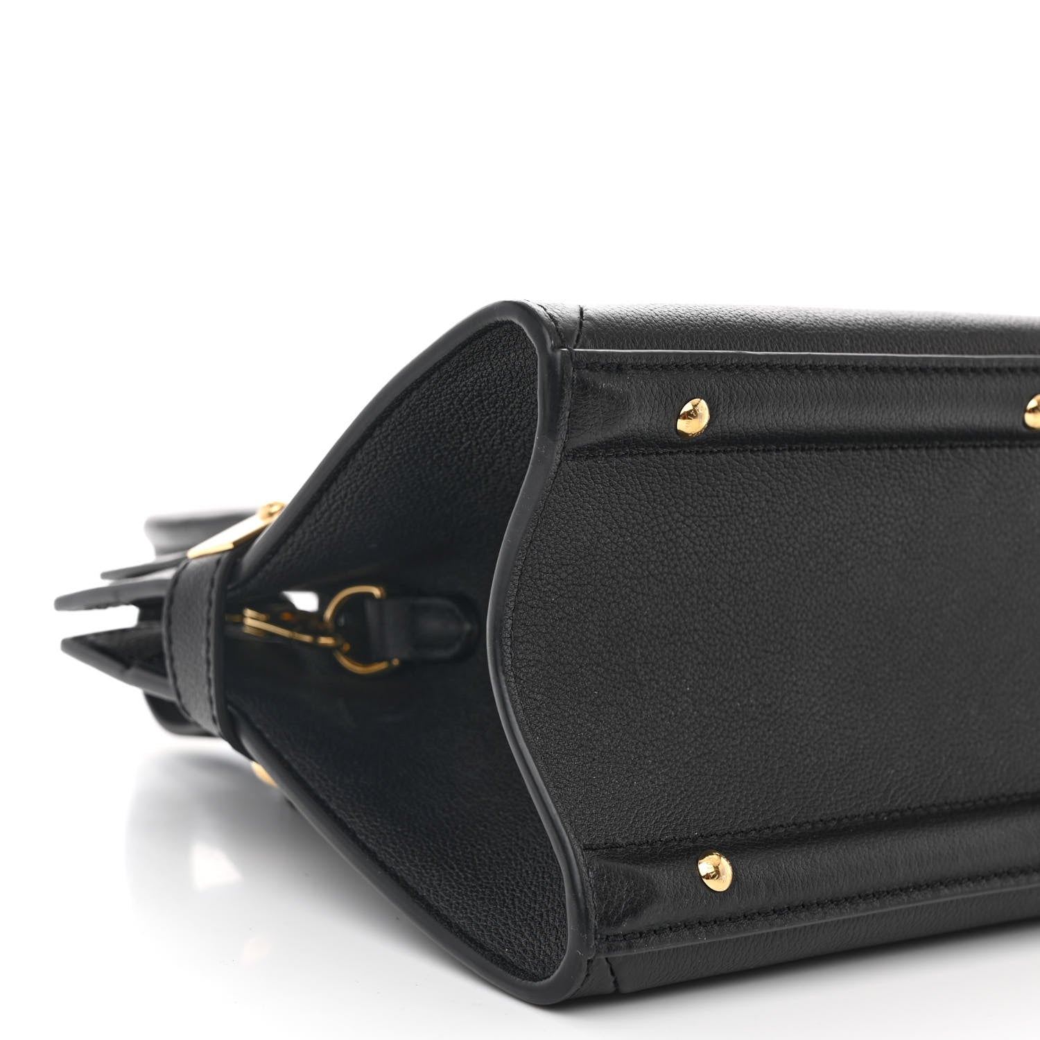 Louis Vuitton Calfskin Steamer PM  Black 6 of 9