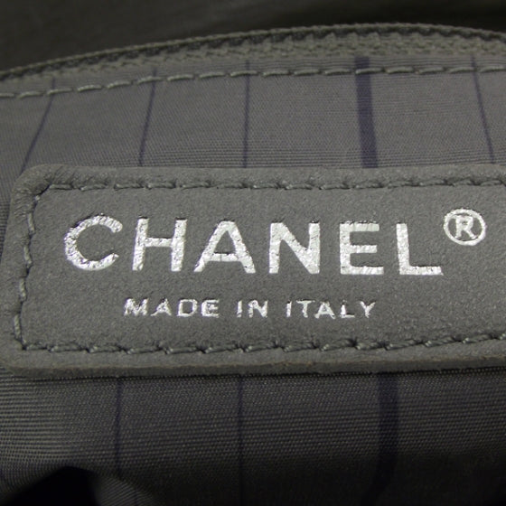 Chanel Lambskin Studded Flap Gray 9 of 13