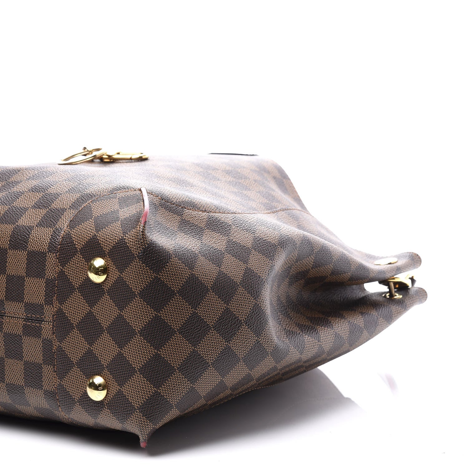 Louis Vuitton Damier Ebene Caissa Hobo Cherry 8 of 11