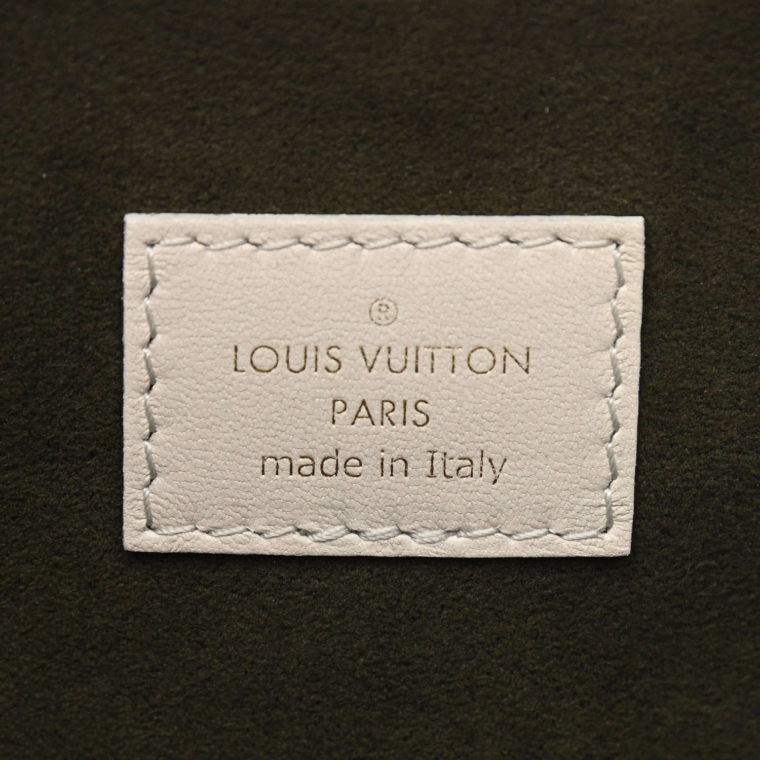 Louis Vuitton Lambskin Embossed Monogram Coussin PM Beige Cream 7 of 12