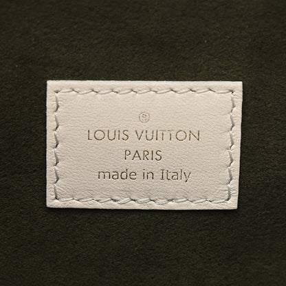 Louis Vuitton Lambskin Embossed Monogram Coussin PM Beige Cream 7 of 12