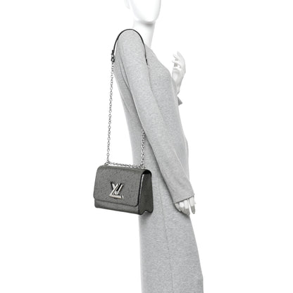 Louis Vuitton Epi Twist Shoulder Bag MM Platine 2 of 11
