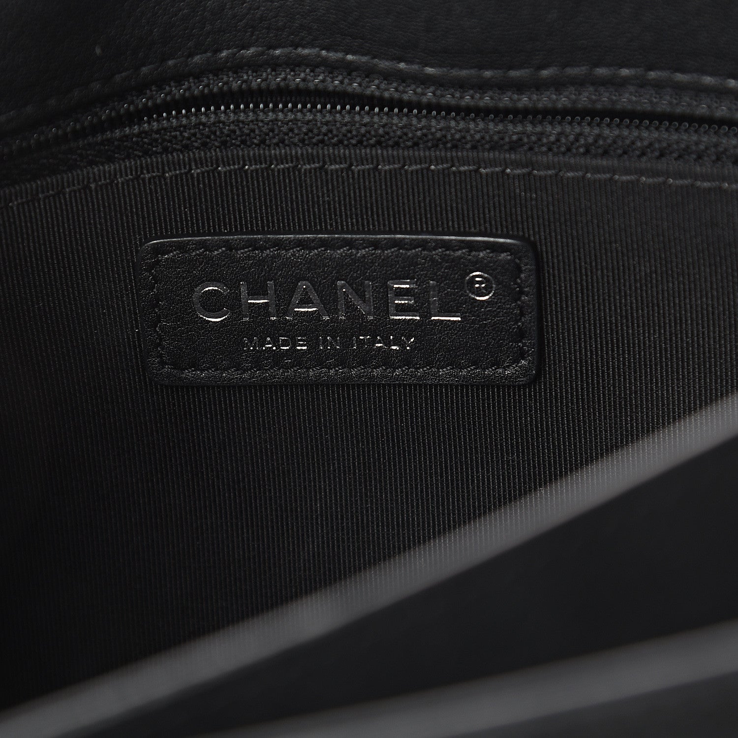 Chanel Calfskin Quilted CC Box Flap Black 5 of 9