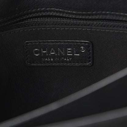 Chanel Calfskin Quilted CC Box Flap Black 5 of 9