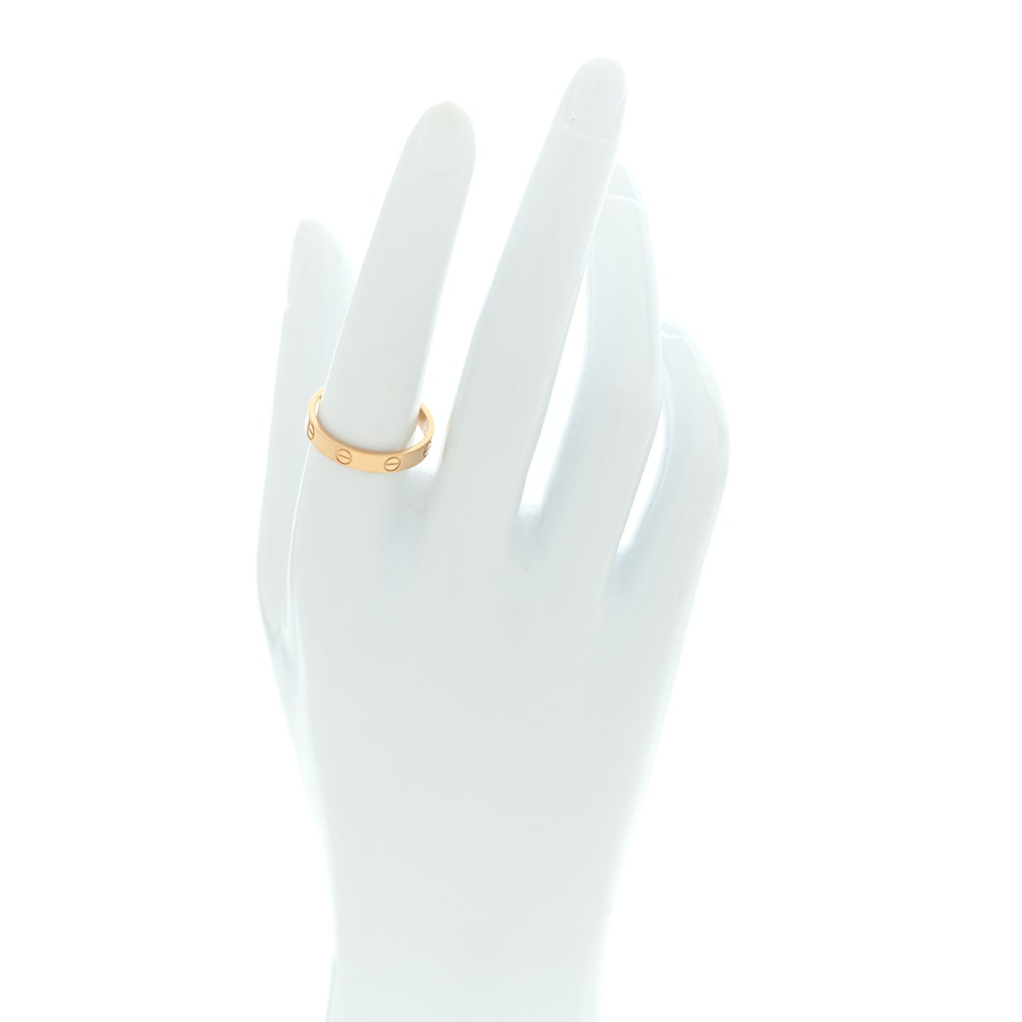 18K Yellow Gold 3.5mm LOVE Wedding Band Ring 57 8
