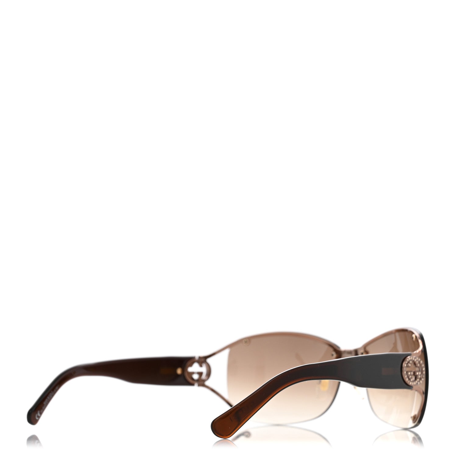 Gucci Crystal GG 2820/F/S Sunglasses Brown 4 of 7