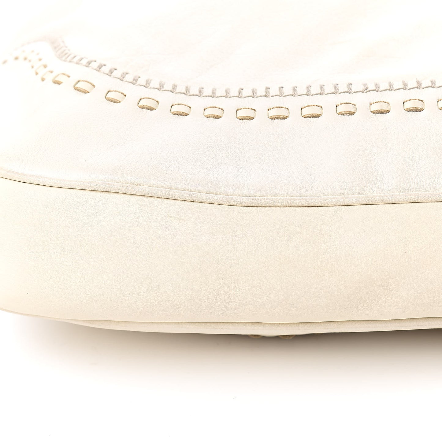 Calfskin Large New Jackie Hobo Off White
