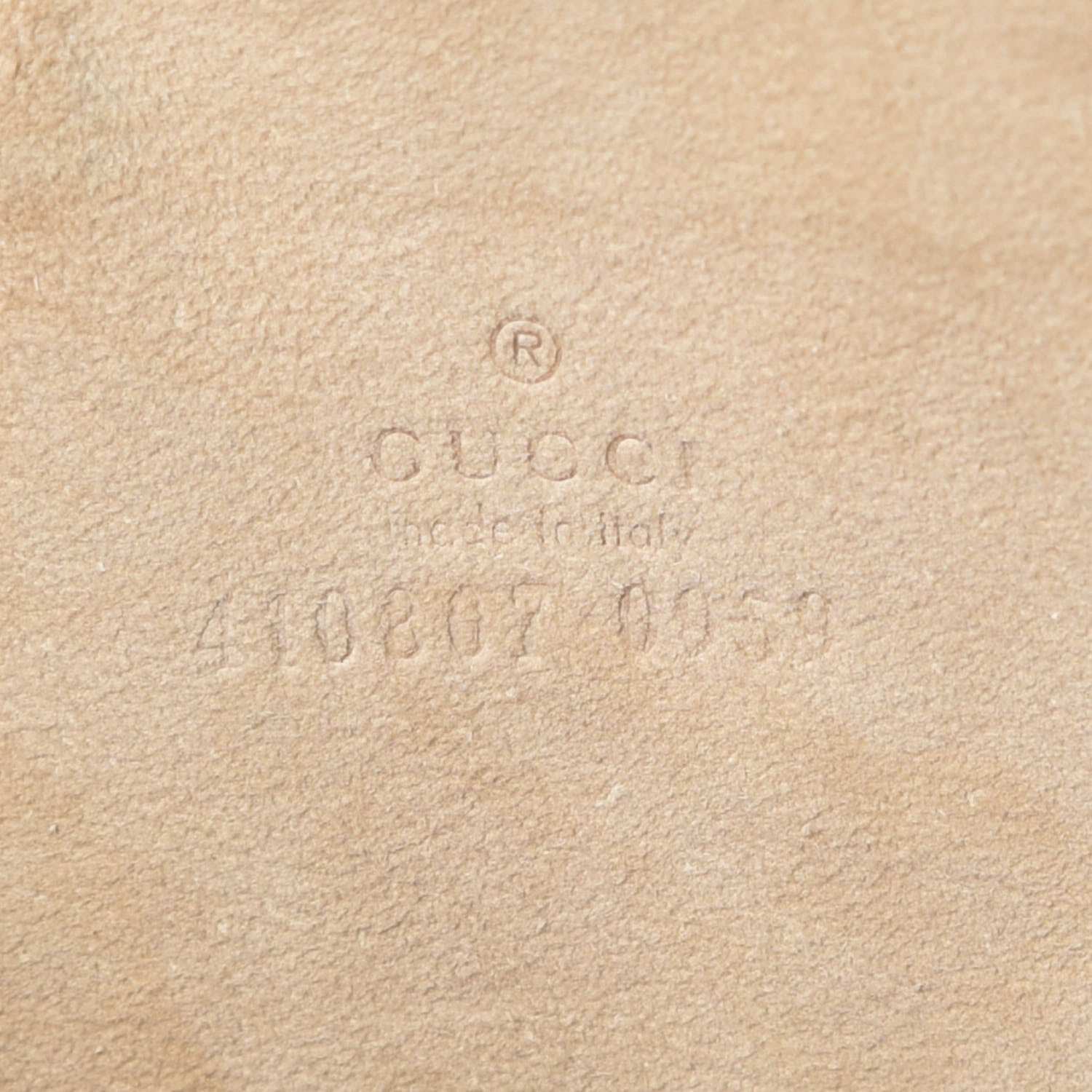 Gucci GG Supreme Monogram Blooms Suede Large Zip Pouch Beige Multicolor Dry Rose 9 of 9