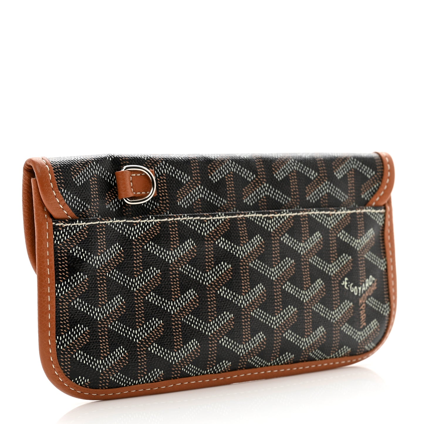 Goyardine Pouch Black Gold