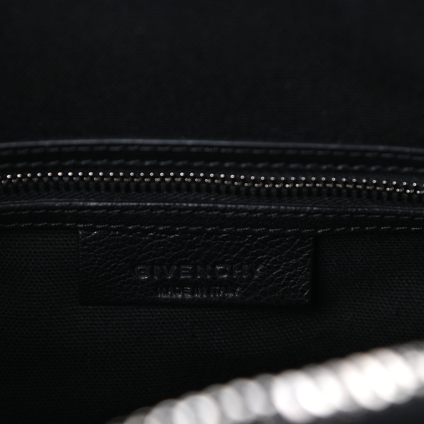 Sugar Goatskin Small Antigona Black