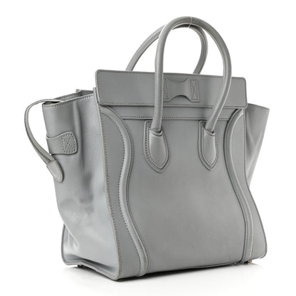 Celine Smooth Calfskin Mini Luggage Sky Blue 2 of 18