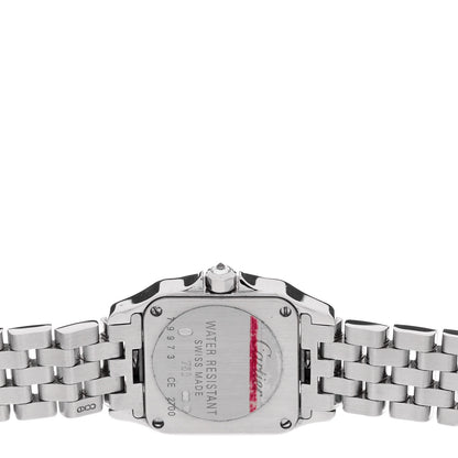 Cartier 18K White Gold Diamond 20mm Santos Demoiselle Quartz Watch 4 of 5