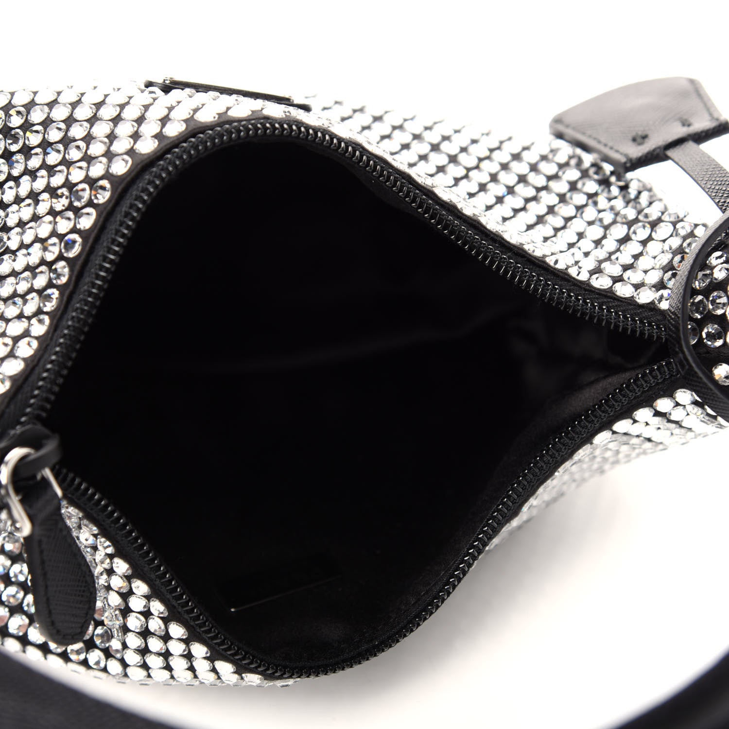 Prada Satin Crystal Mini Re-Edition 2000 Bag Cristal 5 of 11