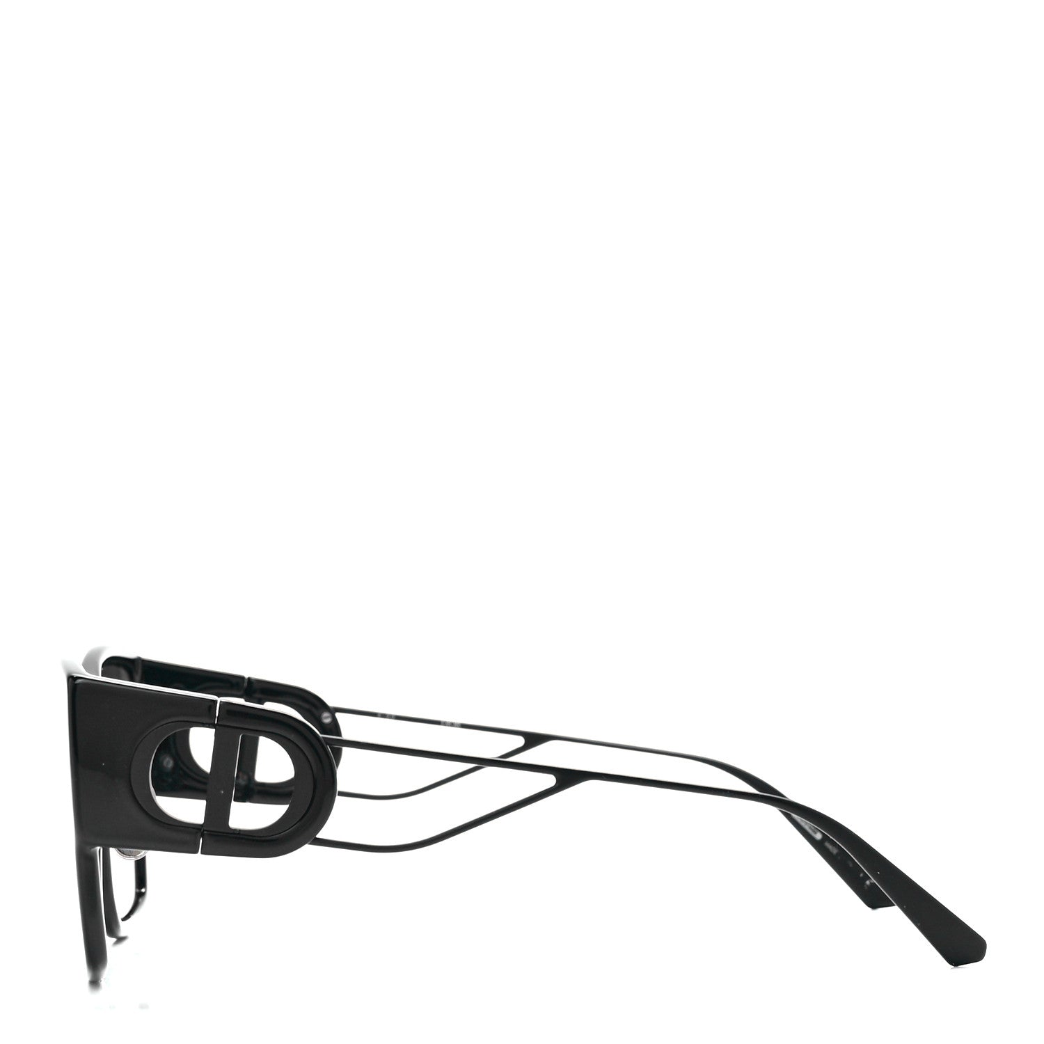 Christian Dior Rectangular 30 Montaigne 1 S2U Sunglasses Black 3 of 8