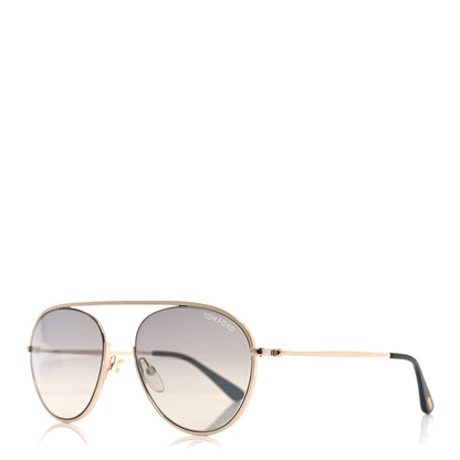 Tom Ford Metal Keith Aviator Sunglasses TF599 Gold 1 of 7