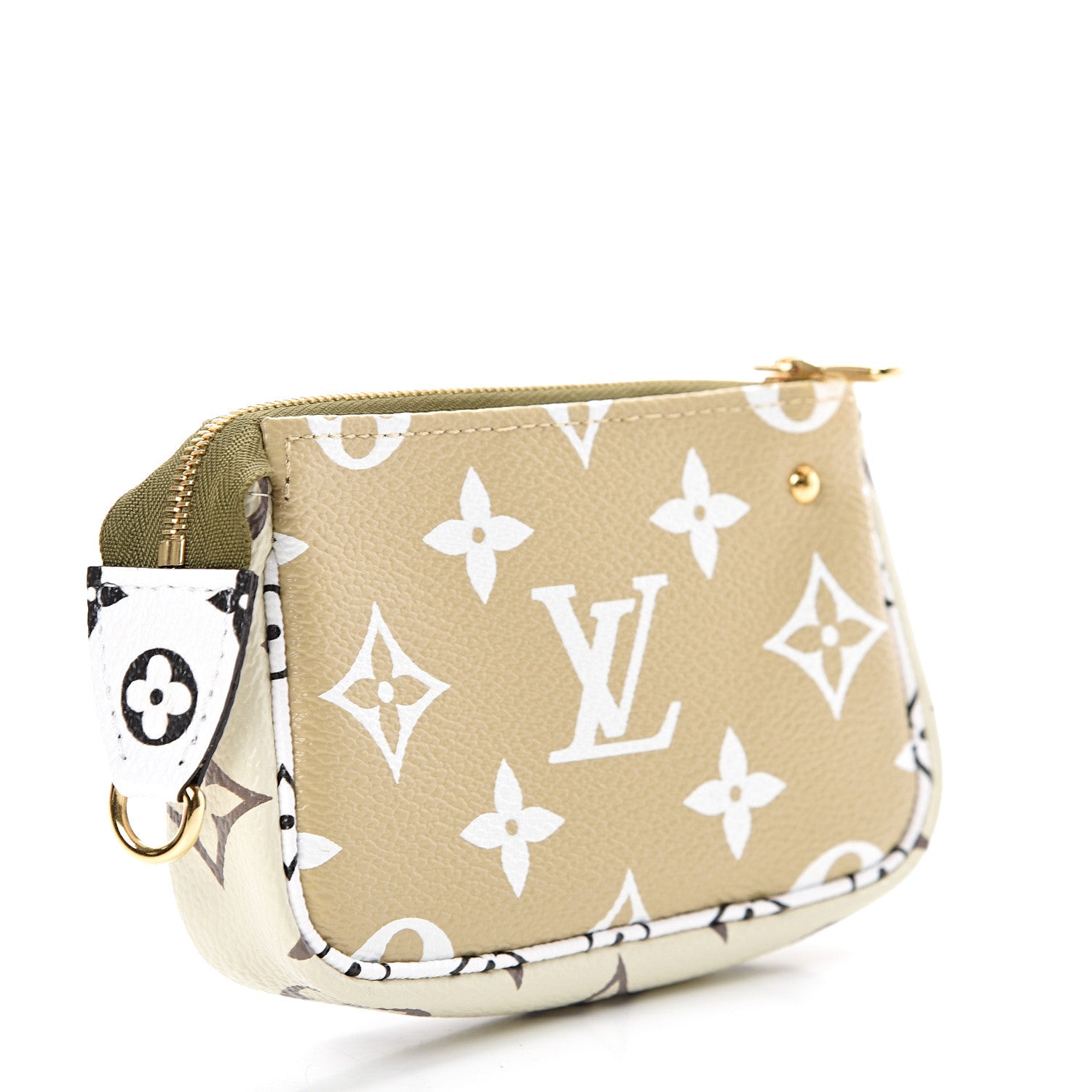 Louis Vuitton Monogram Giant Micro Pochette Accessories Kaki White 2 of 6