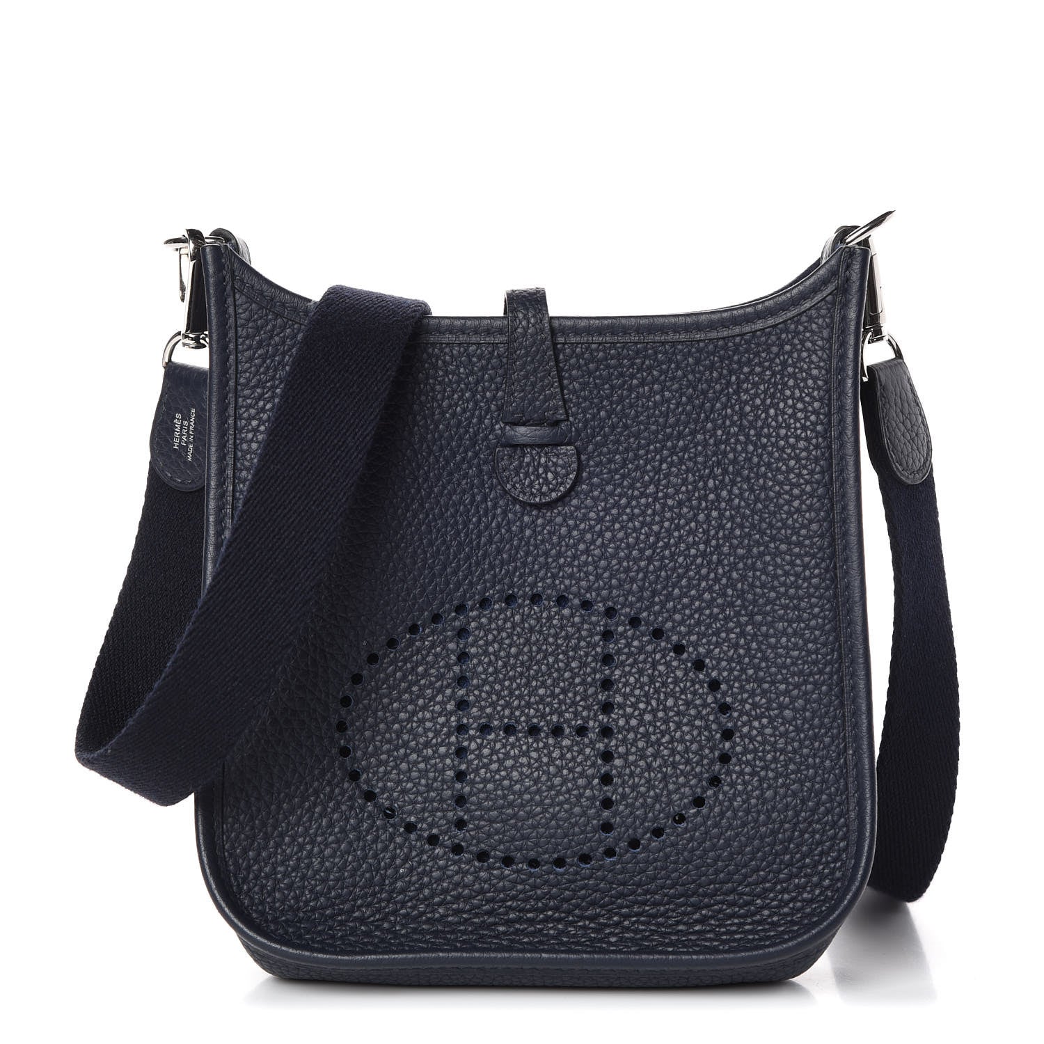 Hermes Taurillon Clemence Evelyne TPM Bleu Nuit 1 of 7