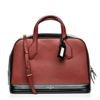 Louis Vuitton Box Calfskin Dora MM Tote Rouille 1 of 8