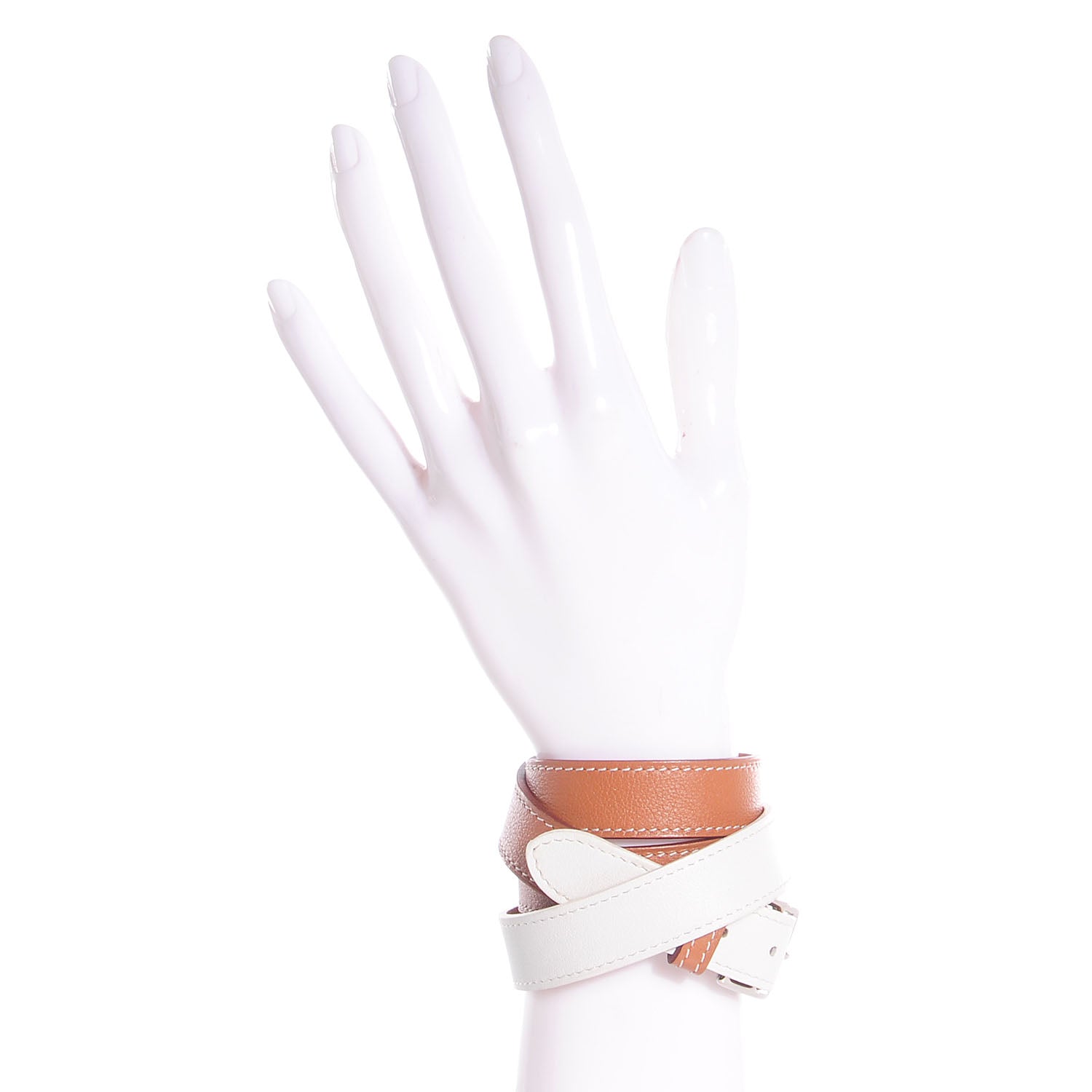 Hermes Swift Etriviere 4 Tour Bracelet Small Gold White 2 of 6