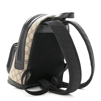 Gucci GG Supreme Monogram Small Eden Day Backpack Black 3 of 11