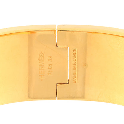 Hermes Enamel Wide Clic Clac H Bracelet PM White 3 of 3