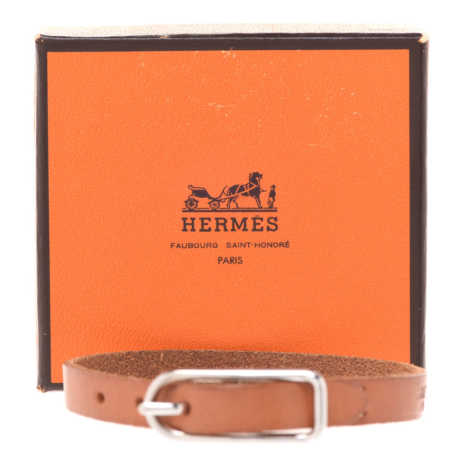 Hermes Barenia Buckle Bracelet Fauve 8 of 8